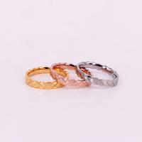 Anillo de dedo de acero Titanium de, Partículas de acero, chapado, diverso tamaño para la opción & para mujer, más colores para la opción, 4mm, tamaño:5-9, Vendido por UD