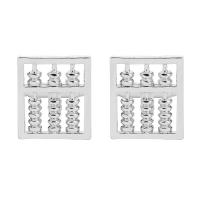 Zinc Alloy Cufflinks, platinum color plated, for man 