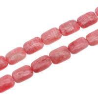 Teint perles de marbre, marbre teint, cadre, Rhodochrosite argentin & DIY, rose cm, Vendu par brin