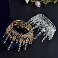 Bridal Tiaras, Zinc Alloy, plated, for woman & with rhinestone 