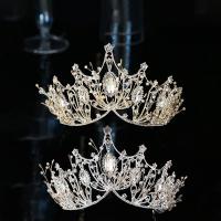 Bridal Tiaras, Zinc Alloy, plated & for woman & with rhinestone 