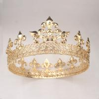 Bridal Tiaras, Zinc Alloy, plated, for woman & with rhinestone 