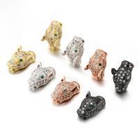 Cubic Zirconia Micro Pave Brass Beads, plated, fashion jewelry & micro pave cubic zirconia 