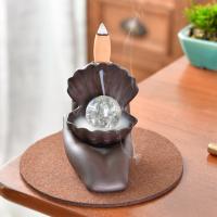 Incense Smoke Flow Backflow Holder Ceramic Incense Burner, Porcelain, handmade, for home and office & durable 