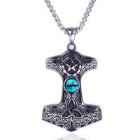 Stainless Steel Pendants, 304 Stainless Steel, Hammer of Thor, DIY & for man, original color 