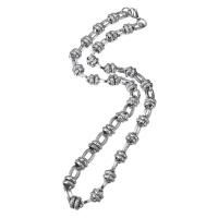 Stainless Steel Chain Necklace, platinum color plated, Unisex Approx 21.5 Inch 