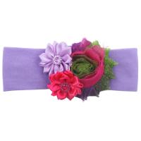 Headband, Nylon, with Acrylic, Flower, cute & for children 139.7mm 