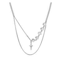 Collier de bijoux de titane, Acier titane, avec Pendentif en alliage de zinc, avec 2.75inch chaînes de rallonge, bijoux de mode & pour femme Environ 15.7 pouce, Vendu par PC