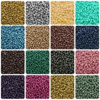 Granos de vidrio de arco iris opaco, Seedbead, Esférico, barniz de secado al horno, Bricolaje, más colores para la opción, 3mm, 1000PCs/Bolsa, Vendido por Bolsa