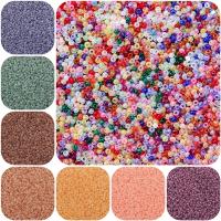 Granos de la semilla de cristal opaco brillante, Seedbead, Esférico, Bricolaje, más colores para la opción, 2mm, 2700PCs/Bolsa, Vendido por Bolsa