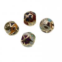 Émail perles en laiton, DIY & émail, plus de couleurs à choisir, 10mm, Vendu par PC