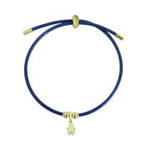 Titane bracelet en acier et bracelet, Acier titane, avec cordon en cuir, Placage de couleur d'or, Réglable & pour femme, plus de couleurs à choisir, 10-15mm Environ 10.24 pouce, Vendu par PC