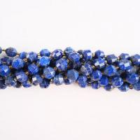 Natural Lapis Lazuli Beads, with Seedbead, Lantern, polished, DIY & faceted, lapis lazuli, 10mm .96 Inch 