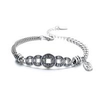 Pulseras de Plata Estelina, Plata de ley 925, para mujer, plateado, longitud:aproximado 6.7 Inch, Vendido por UD