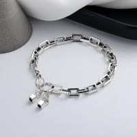 Pulseras de Plata Estelina, Plata de ley 925, para mujer, plateado, longitud:aproximado 6.7 Inch, Vendido por UD