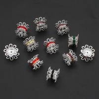 Rhinestone Zinc Alloy Beads, DIY & with rhinestone 10mm 