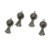 Zinc Alloy Jewelry Pendants, silver color, 22mm 