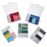 DIY Jewelry Finding Kit, Seedbead, with Crystal Thread & Acrylic, enamel 3mm 