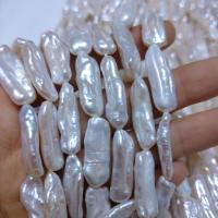 Biwa Cultured Freshwater Pearl Beads, irregular, DIY, white, 8-20mm Approx 15 Inch 