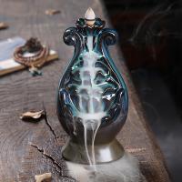 Incense Smoke Flow Backflow Holder Ceramic Incense Burner, Porcelain, handmade, for home and office & durable 