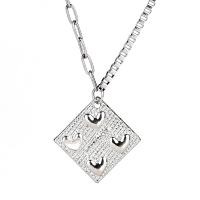 Collier de bijoux de titane, Acier titane, unisexe & émail, argent cm, Vendu par PC