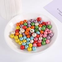 Printing Wood Beads, Round, DIY 10mm 