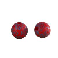 Printing Wood Beads, Schima Superba, Round, DIY 16mm 