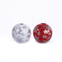 Printing Wood Beads, Schima Superba, Round, DIY 16mm 