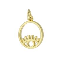 Brass Jewelry Pendants, gold color plated, hollow Approx 3mm 