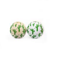 Printing Wood Beads, Schima Superba, Round, DIY 16mm 