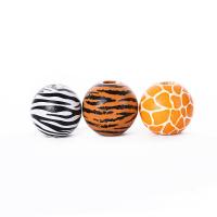 Printing Wood Beads, Schima Superba, Round, DIY 16mm 