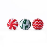 Printing Wood Beads, Schima Superba, Round, DIY 16mm 