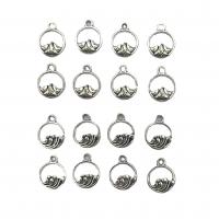 Zinc Alloy Jewelry Pendants, Round, antique silver color plated, vintage & Unisex & hollow Approx 