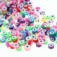 ポリマー粘土のジュエリー ビーズ, ポリマークレイ, 邪な目, DIY, 無色, 10mm, 1000パソコン/バッグ, 売り手 バッグ