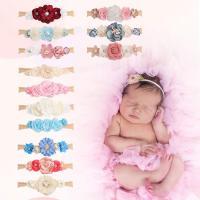 Fashion Baby Headband, Silk, Flower, handmade, for children 76mm 