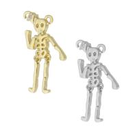 Cubic Zirconia Micro Pave Brass Connector, Skeleton, plated, micro pave cubic zirconia Approx 1mm 