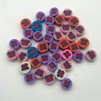 ポリマー粘土のジュエリー ビーズ, ポリマークレイ, ラウンド形, DIY, ミックスカラー, 10mm, 100パソコン/バッグ, 売り手 バッグ