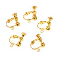 Brass Clip On Earring Finding 