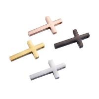 Stainless Steel Cross Pendants, 304 Stainless Steel, Vacuum Ion Plating, fashion jewelry & DIY 