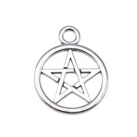 Zinc Alloy Hollow Pendants, Star, plated, fashion jewelry 