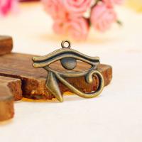 Zinc Alloy Jewelry Pendants, Eye, plated, DIY & hollow 