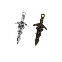 Zinc Alloy Jewelry Pendants, Sword, plated, DIY 