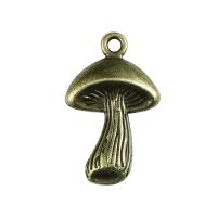 Zinc Alloy Jewelry Pendants, mushroom, plated, DIY 