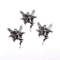 Zinc Alloy Jewelry Pendants, Fairy, silver color 