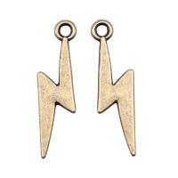 Zinc Alloy Jewelry Pendants, Lightning Symbol, plated 