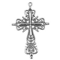 Zinc Alloy Cross Pendants, plated 