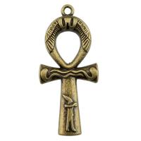 Zinc Alloy Cross Pendants, plated, fashion jewelry 