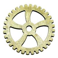 Zinc Alloy Jewelry Pendants, Gear Wheel, plated, fashion jewelry 40mm 