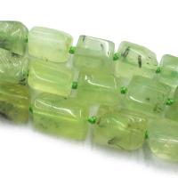 Pierre raisin naturelle, Prehnite nature, cadre, DIY, vert Environ 39 cm, Vendu par brin