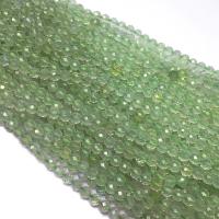 Pierre raisin naturelle, Prehnite nature, Rond, DIY & normes différentes pour le choix & facettes, vert, 1.8-2mm .35 pouce, Vendu par brin